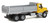 Walthers SceneMaster ~ HO Scale ~ International 7600 3-Axle Heavy-Duty Dump Truck ~ Assembled ~ Yellow Cab, Silver Dump Body ~ 949-11663