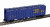 Atlas ~ N Scale ~ 4180 Airslide Covered Hopper ~ Ready to Run ~ Master ~ Golden West Service 513050 (blue, red, yellow) ~ 50005818