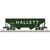 Atlas ~ HO Scale ~ Trainman Offset-Side 2-Bay Open Hopper with Coal Load ~ Hallett #9704 ~ 20007442