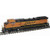Atlas ~ HO Scale ~ GE Dash 8-40BW ~ Master Silver ~ DC Version ~ BNSF Railway #514 ~ 10004310