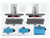 Kato ~ HO Scale ~ HV-21 Automatic 3 Color Signal S Set ~ 3-131