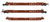 WalthersMainline ~ HO Scale ~ NSC Articulated 3-Unit 53' Well Car ~ Ready-to-Run ~ BNSF Railway #211509 ~ 910-55817
