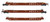 WalthersMainline ~ HO Scale ~ NSC Articulated 3-Unit 53' Well Car ~ Ready-to-Run ~ BNSF Railway #211524 ~ 910-55818