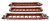 WalthersMainline ~ HO Scale ~ NSC Articulated 3-Unit 53' Well Car ~ Ready-to-Run ~ Canadian National GTW #676008 ~ 910-55820
