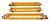 WalthersMainline ~ HO Scale ~ NSC Articulated 3-Unit 53' Well Car ~ Ready-to-Run ~ TTX #786993 ~ 910-55830