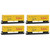 Micro Trains ~ N Scale ~ 40' Double-Sheathed Wood Reefers ~ 4-Car Pack ~ E. Kahn’s Sons Co ~ 98300238