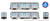 Rapido ~ N Scale ~ CTA 2600-series L ~ 4-Car Set(DC/DCC/Sound) ~ Chicago CTA ~ 588504