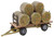 Walthers SceneMaster ~ HO Scale ~ Hay Trailer with Load ~ Kit ~ 949-4192