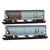 Micro Trains ~ N Scale ~ 3-Bay Covered Hoppers ~ 2-pack ~ First Union #815396, #800039 ~ 98305100 Micro Trains ~ N Scale ~ 3-Bay Covered Hoppers ~ 2-pack ~ First Union #815396, #800039 ~ 98305100