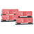 Micro Trains ~ N Scale ~ 40' Boxcars ~ Chicago, Burlington & Quincy ~ 4-Car Runner Pack ~ 98300240
