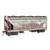 Micro Trains ~ HO Scale ~ Weathered ACF 2-Bay Covered Hopper ~ Kit ~ BNSF #406020 ~ 2200007