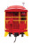 WalthersMainline ~ HO Scale ~ International Bay Window Caboose ~ Southern Railway #X236 ~ 910-8679