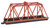 Bachmann ~ HO Scale ~ E-Z Track Truss Bridge with Blinking Light ~ Oxide Red ~ 44479 Bachmann ~ HO Scale ~ E-Z Track Truss Bridge with Blinking Light ~ Oxide Red ~ 44479