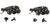 Bachmann ~ N Scale ~ Roller Bearing Freight Trucks with Wheels ~ 6 Pair ~ 42537-6