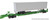 Walthers Mainline ~ HO Scale ~ 263' Five-Unit All-Purpose 48' Spine Car ~ Burlington Northern #637501 ~ 910-5263