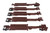 Walthers Mainline ~ HO Scale ~ 263' Five-Unit All-Purpose 48' Spine Car ~ Conrail #790070 ~ 910-5266