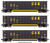Walthers Mainline ~ HO Scale ~ 50' Bethgon Coalporter Gondola 3-Pack ~ CSX ~ 910-55911