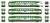 Rapido ~ HO Scale ~ BiLevel Commuter Cars ~ 3 Car Set ~ GO Transit ~ 1110045