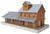 Walthers Trainline ~ HO Scale ~ Brick Freight House ~ Kit ~ 931-918