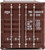 Walthers SceneMaster ~ HO Scale ~ 20' Corrugated Container ~ Triton  ~ 949-8053