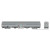 Rapido ~ HO Scale ~ Gallery Commuter Car Set ~ Burlington Northern #791 #728 #746 ~ 145001