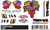 Woodland Scenics ~ PineCar ~ Turbo Ram ~ Stick-On Decals ~ P327