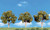 Woodland Scenics ~ Scene-A-Rama ~ Deciduous Trees ~ 4 to 5" ~ 3 Pieces ~ SP4149