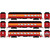 Athearn ~ HO Scale ~ RTR Arch Roof Passenger Car Set ~ 3-Pack ~ Southern Pacific ~ 73040