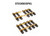 LGB ~ G Scale ~ Curved Track, R2, 30° ~ 6 Pieces ~ 15000-6