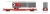 Rapido ~ HO Scale ~ Marine Industries Piggyback Flatcar with 45' Trailers ~ Canadian Pacific ~ 6-Pack ~ 1130503