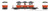 Rapido ~ HO Scale ~ Halliburton Cement Car ~ Salt City Railroad ~ 4-Pack ~ 224008