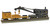 Bachmann ~ N Scale ~ 250-Ton Crane and Boom Tender ~ Pennsylvania Railroad ~ 16152