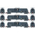 Athearn Genesis ~ HO Scale ~ GATC 20,000 Gallon Tank Car ~ 3-Pack ~ GATX ~ Primed for Grime ~ 3330
