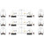 Athearn Genesis ~ HO Scale ~ 13,000 Gallon Acid Tank Car ~ 3-Pack ~ CMTX ~ 3312