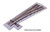 Walthers ~ HO Scale ~Roadbed T/O #4 RH turnout ~ 2 Pieces ~ 948-9031