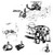 Cal Scale ~ HO Scale ~ Steam Locomotive Air Brake Set ~ For Single Phase Air Pumps ~ 273