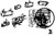 Cal Scale ~ HO Scale ~ Underbody Brake Gear Set For Express Reefers ~ 324