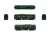 Broadway Limited ~ HO Scale ~ EMD F3 ~ A+B Set ~ Jersey Central CNJ #53, #1A ~ Unpowered B Unit ~ DC Stealth ~ 10537