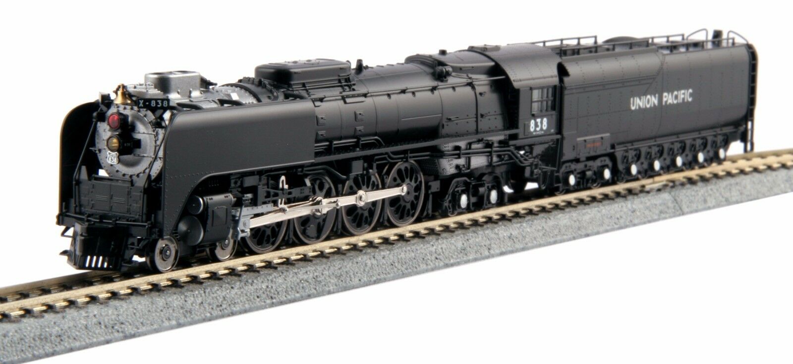 Kato ~ N Scale ~ Union Pacific ~ Black 4-8-4 FEF-3 #838 DCC Ready