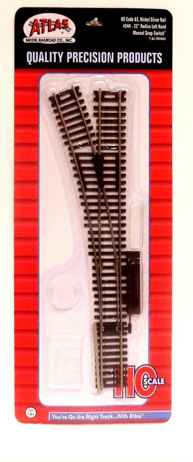 Atlas ~ HO Scale ~ Code 83 ~ Left Hand ~ 22