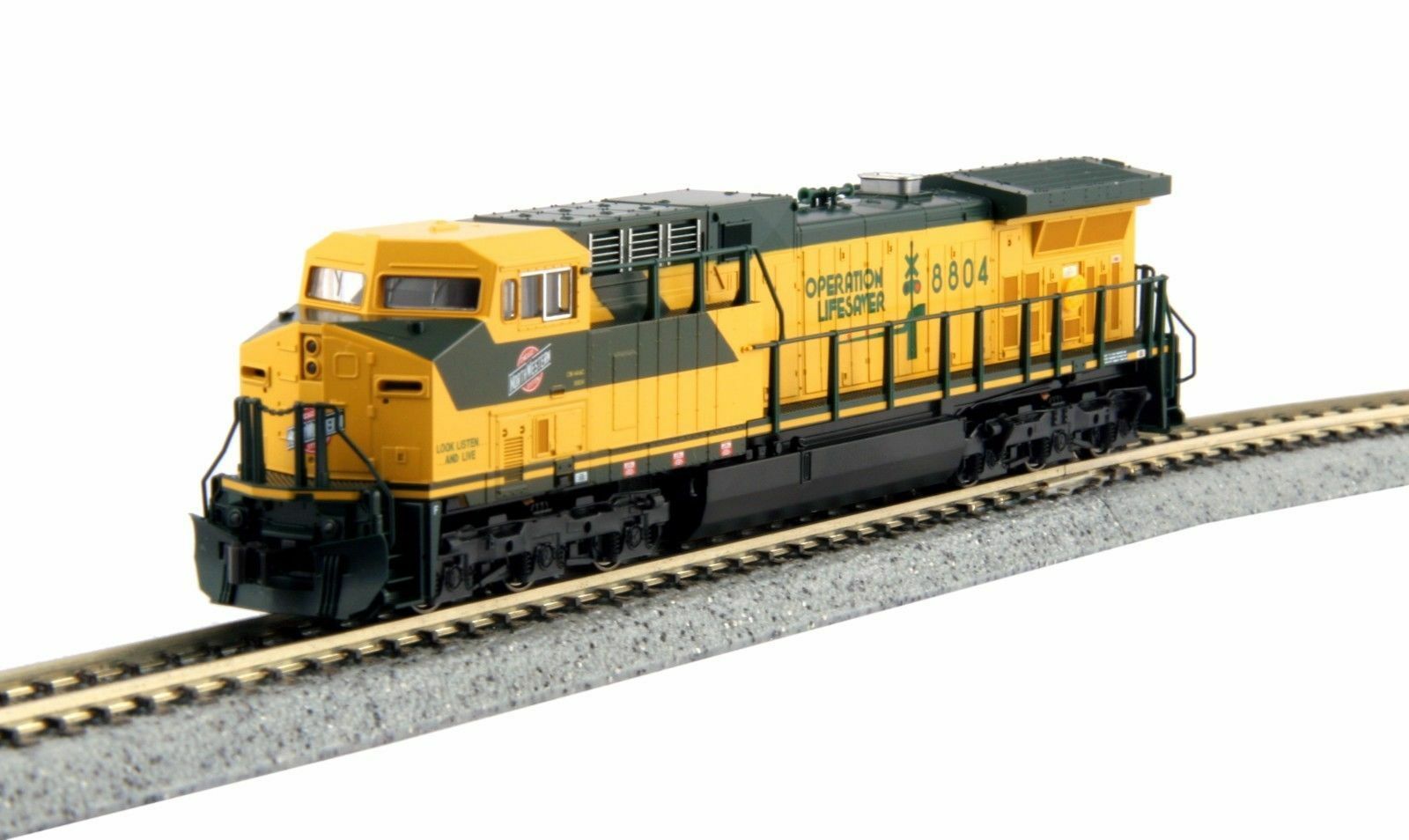 Kato ~ N Scale ~ Chicago & North Western ~ GE AC4400CW C&NW #8804