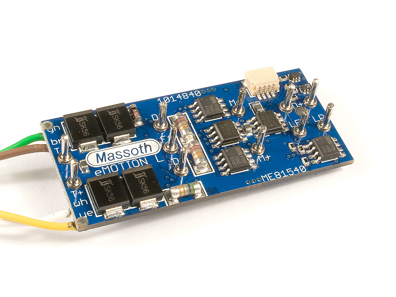 鉄道模型 LGB MZS Decoder MTS Small Loco Decoder Massoth ~ eMotion L ~ 1.8 Amp DCC Motor & Function Decoder