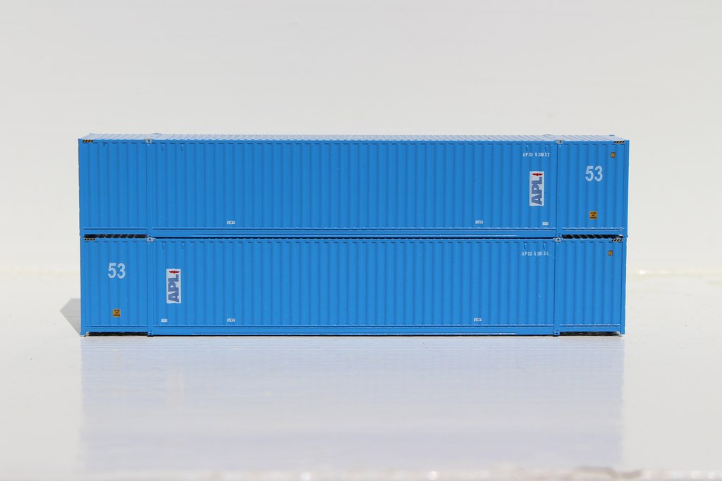 Jacksonville Terminal JTC ~ N Scale ~ APL 53' HIGH CUBE 6-42-6