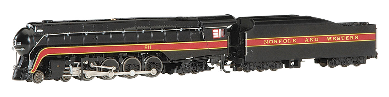 Bachmann ~ N Scale ~ N&W #611 ~ Class J 4-8-4 – DCC Sound ~ 53253