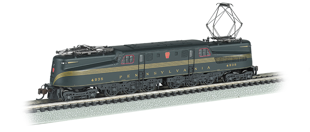 Bachmann ~ N Scale ~ GG1 Scale ~ PRR #4935 Brnswck Green 5 Stripe