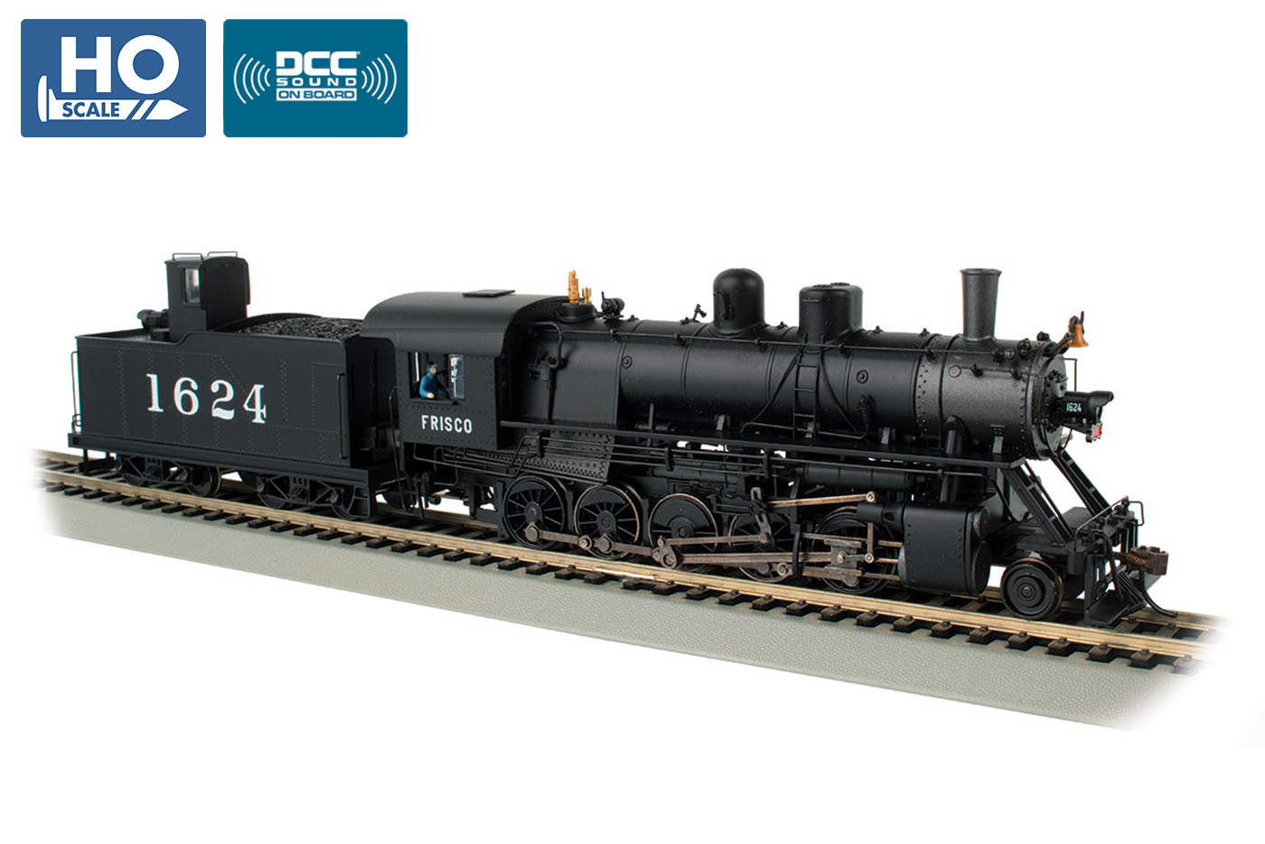 BACHMANN HOスケール　LOCOMOTIVE Bachmann ~ HO Scale ~ Baldwin 2-10-0 Russian Decapod - Frisco