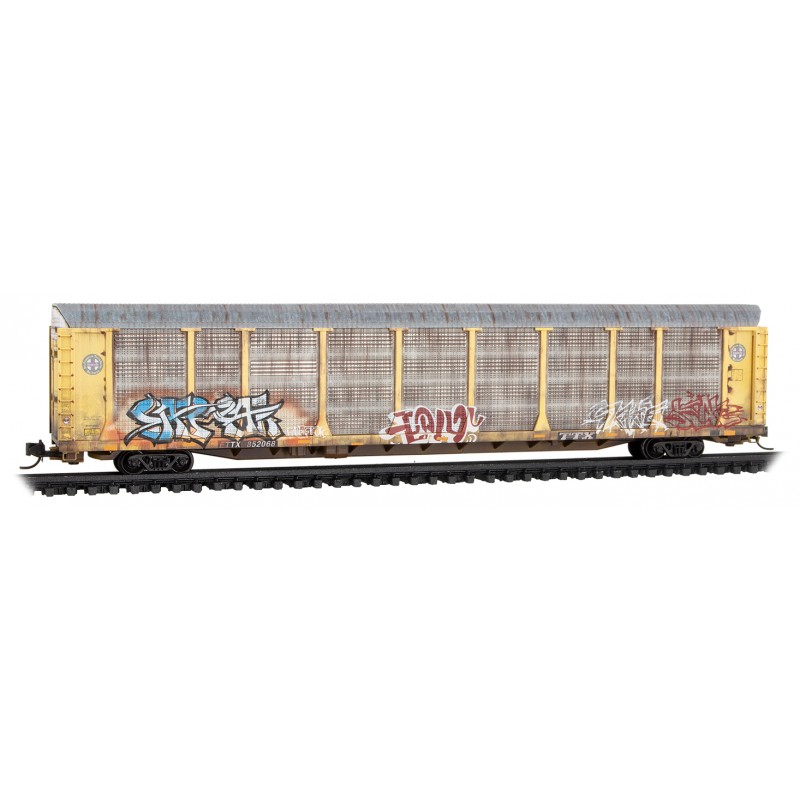鉄道模型 Micro-Trains 98302276 BNSF Flatcar With Custom Train BNSF 02 Flat Car 