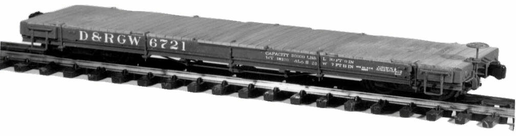 Rail Line ~ HOn3 Scale ~ 30' Idler Flatcar ~ Kit ~ Denver