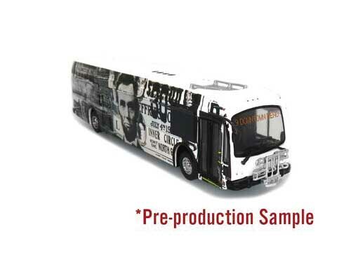 Iconic Replicas ~ HO Scale ~ Proterra ZX-5 Bus ~ Assembled