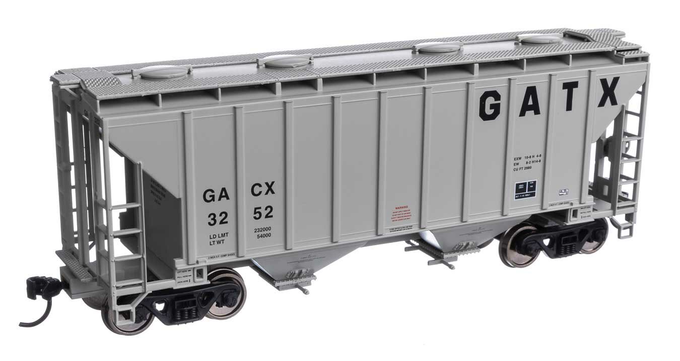 WalthersMainline ~ HO Scale ~ 37' 2980 Cubic-Foot 2-Bay Covered